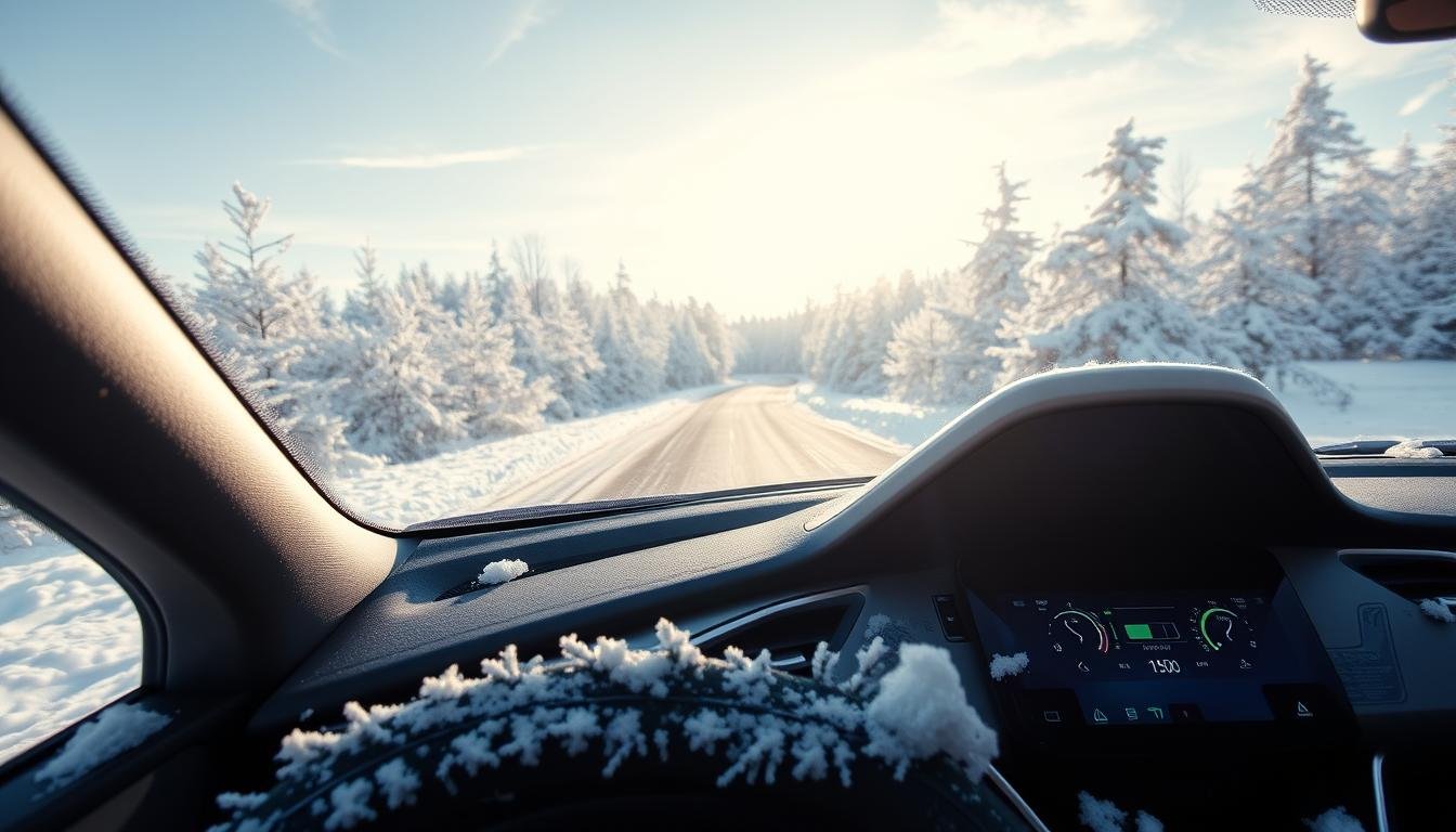 EV battery range cold weather UK winter
