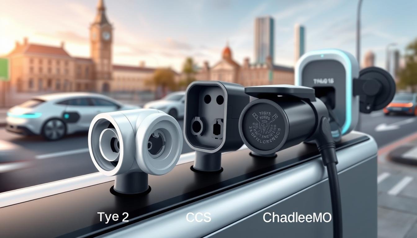 EV connector types UK Type 2 CCS CHAdeMO guide