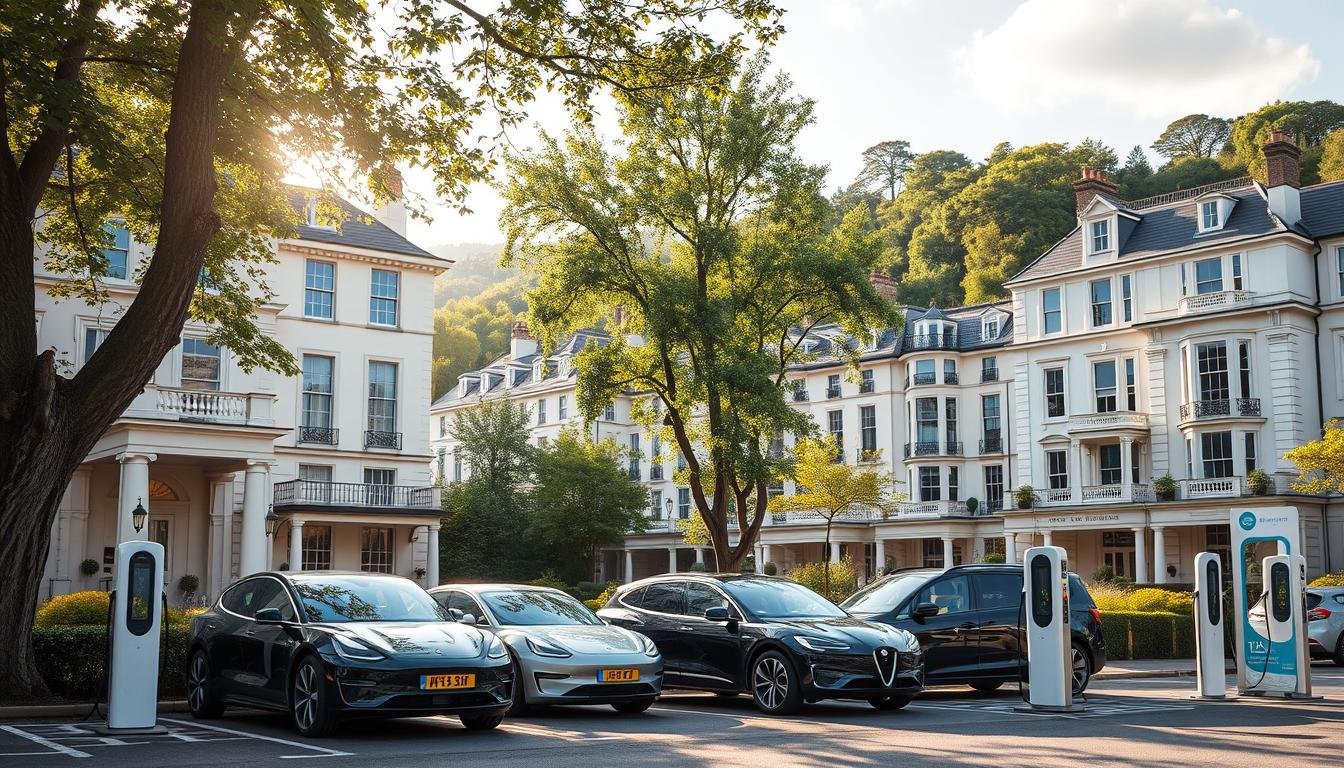 EV friendly hotels UK 2026 overnight charging