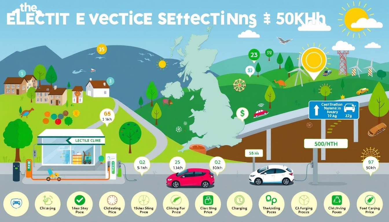 UK public EV charging price index 50p kWh 2026