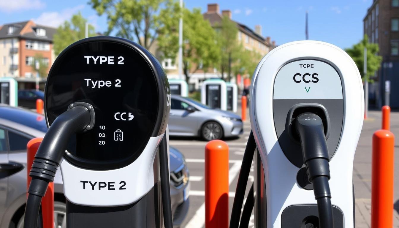 Type 2 vs CCS connector visual guide UK new EV owner